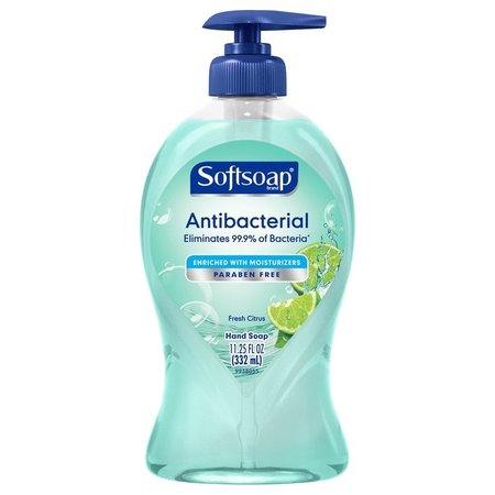 AJAX Softsoap Fresh Citrus Scent Antibacterial Liquid Hand Soap 11.25 oz US03563A